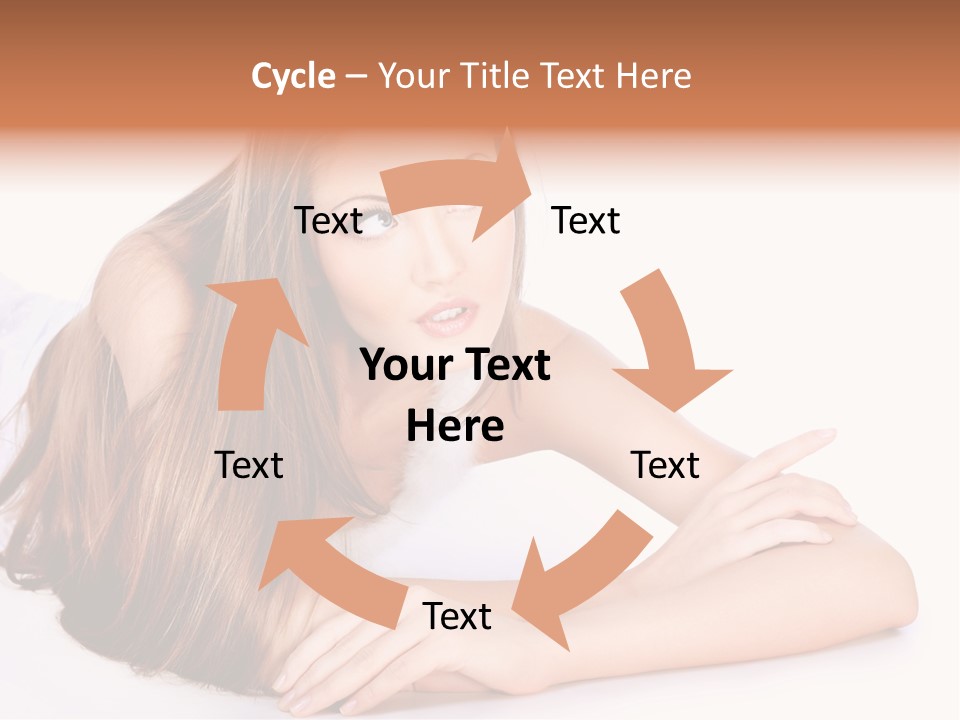 Elegant Portrait Hair PowerPoint Template