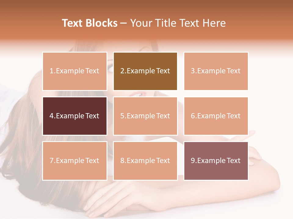 Elegant Portrait Hair PowerPoint Template