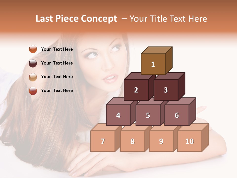 Elegant Portrait Hair PowerPoint Template