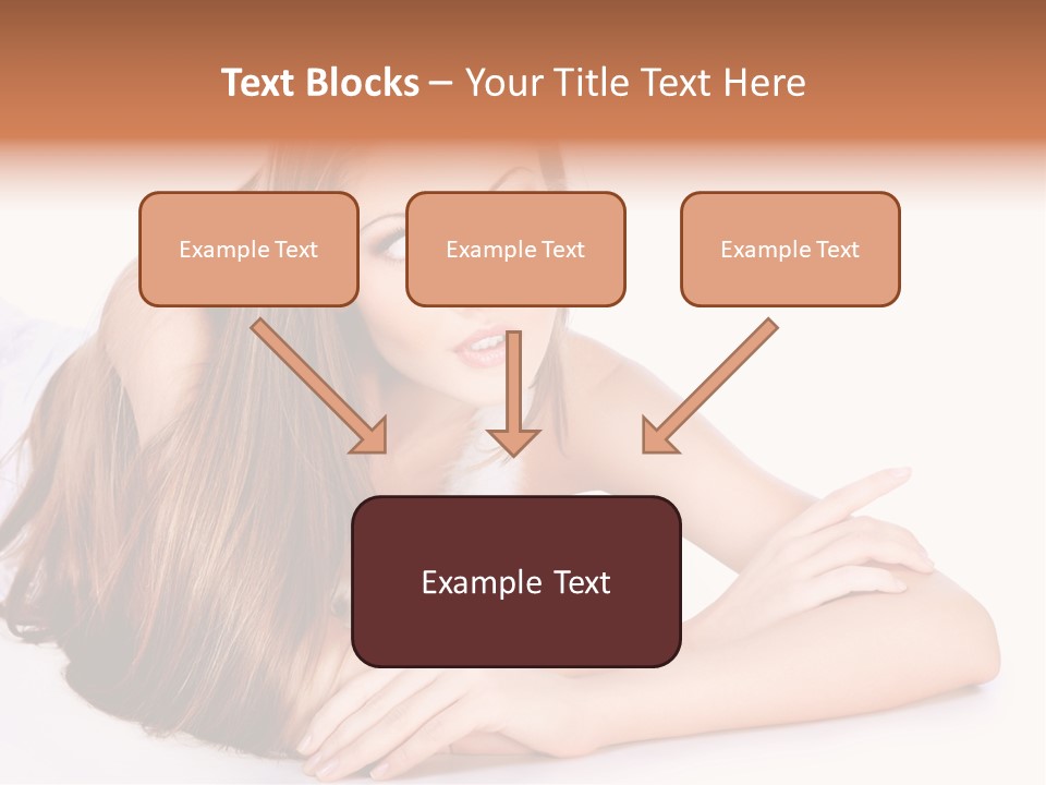 Elegant Portrait Hair PowerPoint Template