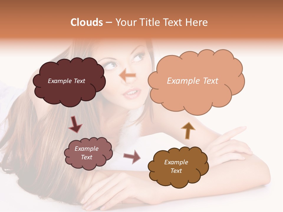 Elegant Portrait Hair PowerPoint Template