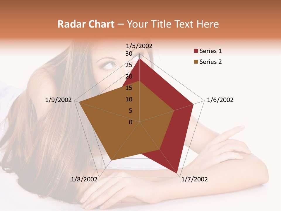 Elegant Portrait Hair PowerPoint Template