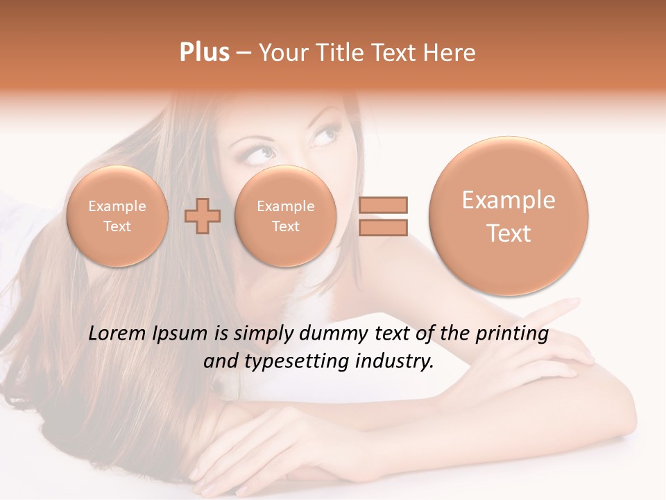 Elegant Portrait Hair PowerPoint Template