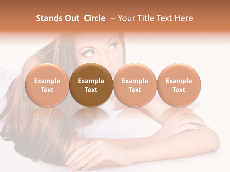 Elegant Portrait Hair PowerPoint Template