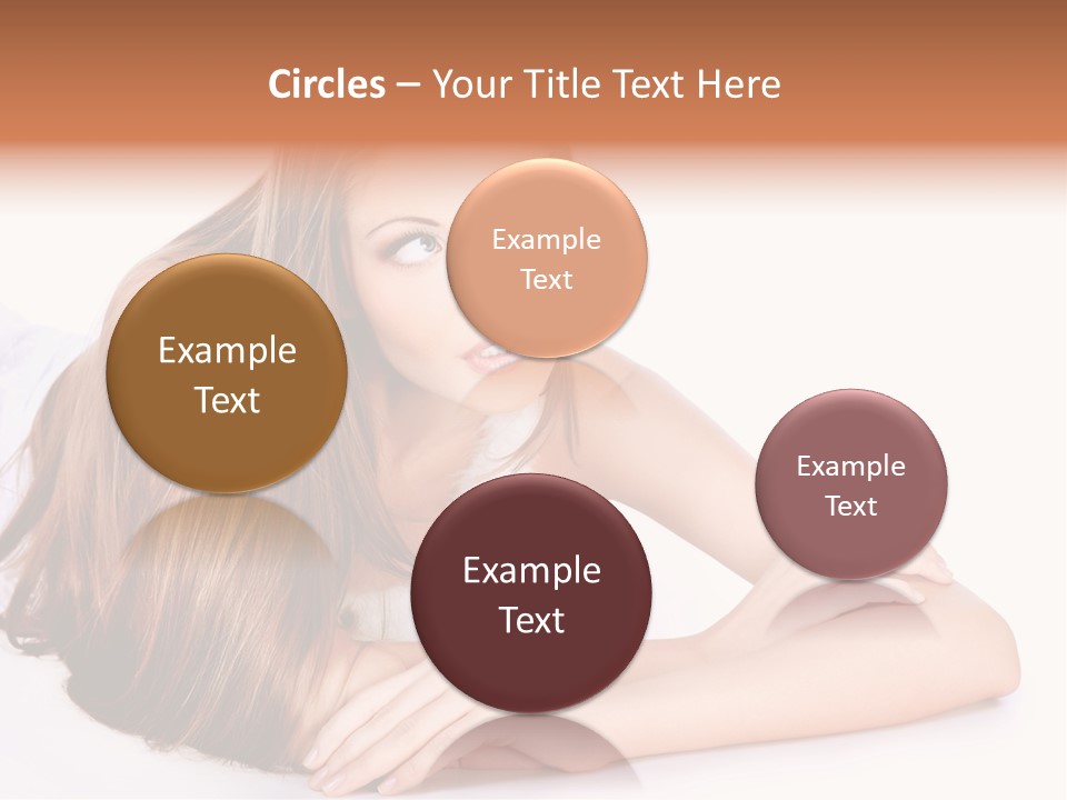 Elegant Portrait Hair PowerPoint Template