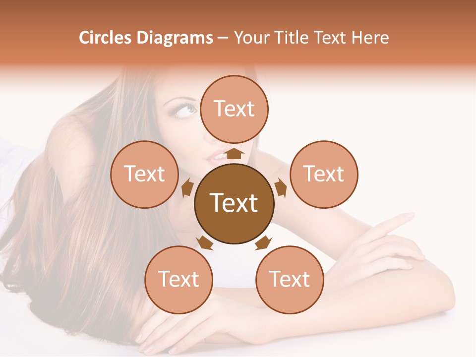 Elegant Portrait Hair PowerPoint Template