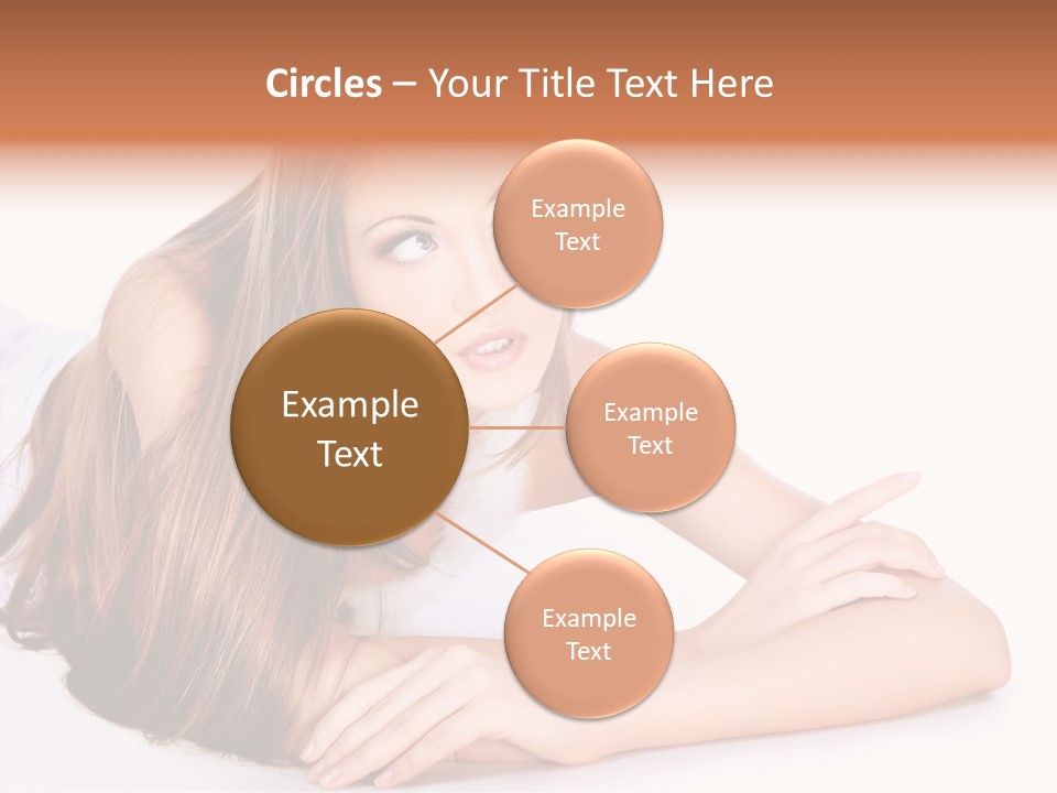 Elegant Portrait Hair PowerPoint Template