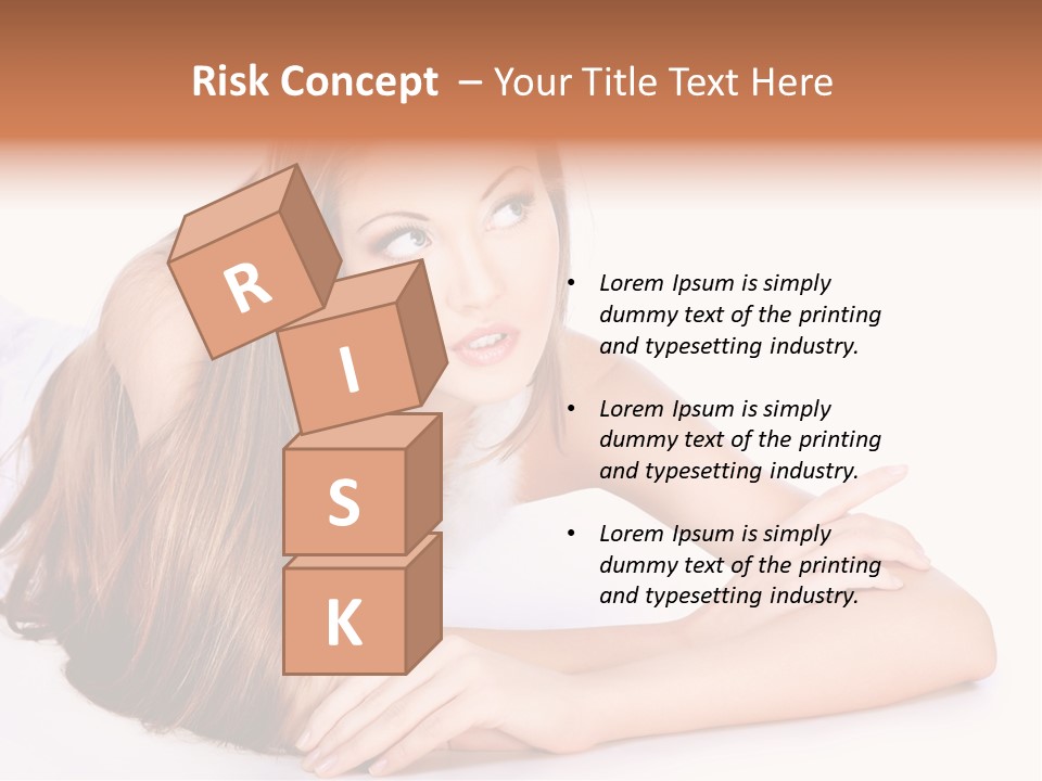 Elegant Portrait Hair PowerPoint Template