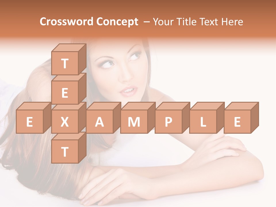 Elegant Portrait Hair PowerPoint Template