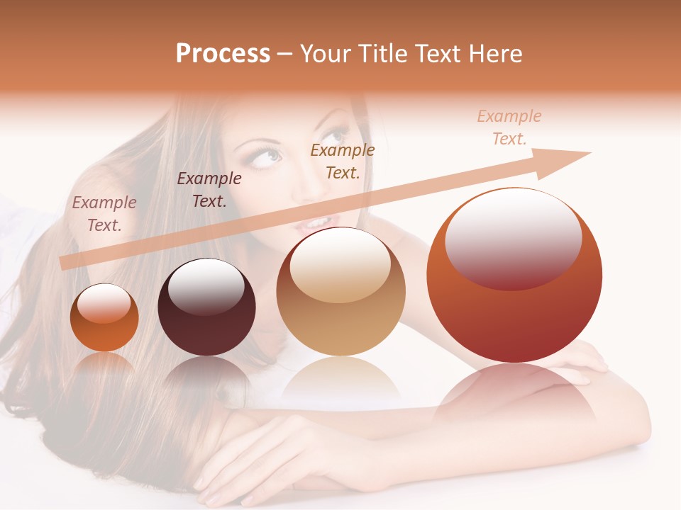 Elegant Portrait Hair PowerPoint Template