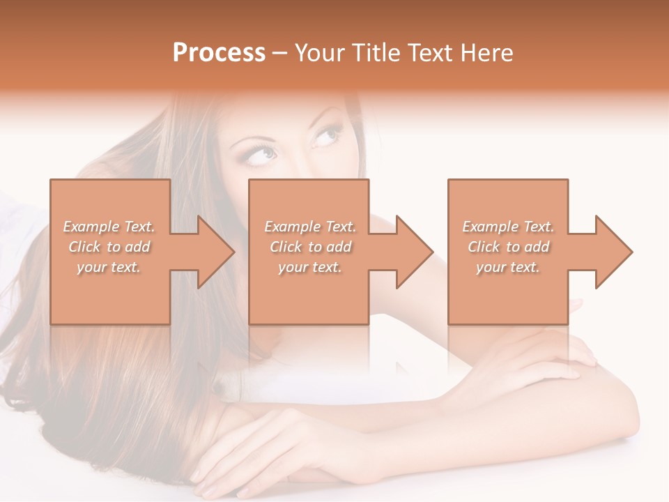 Elegant Portrait Hair PowerPoint Template