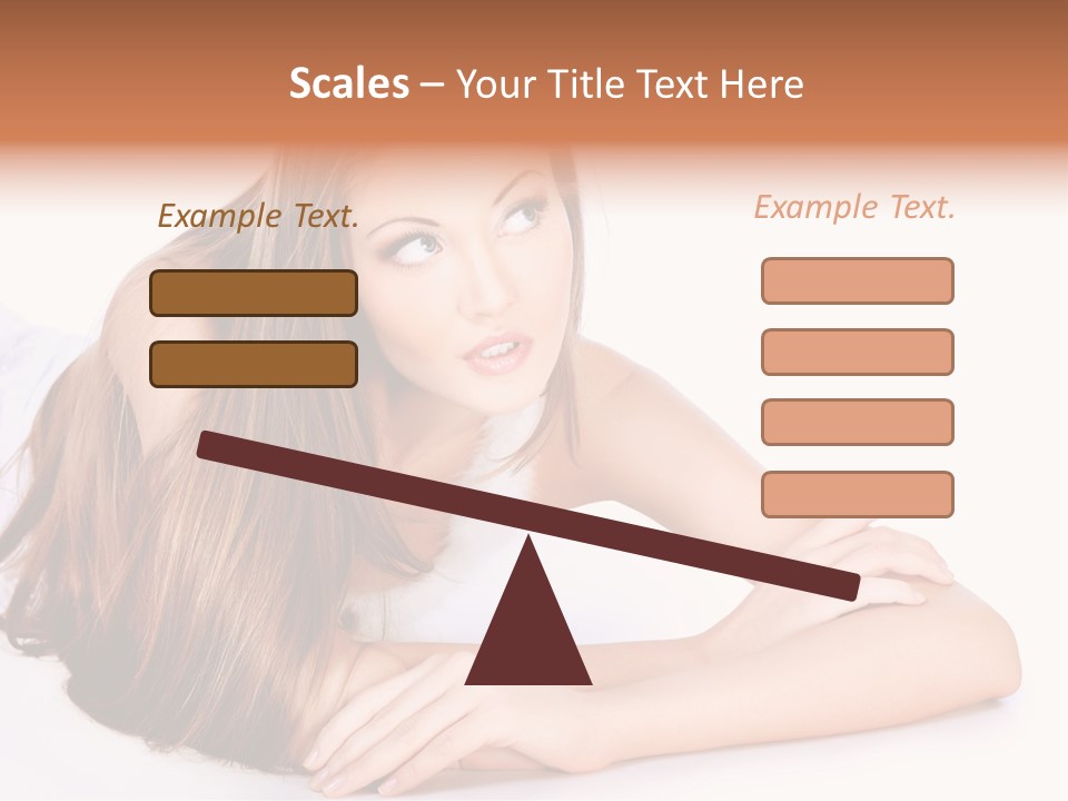 Elegant Portrait Hair PowerPoint Template