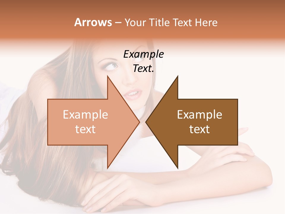 Elegant Portrait Hair PowerPoint Template