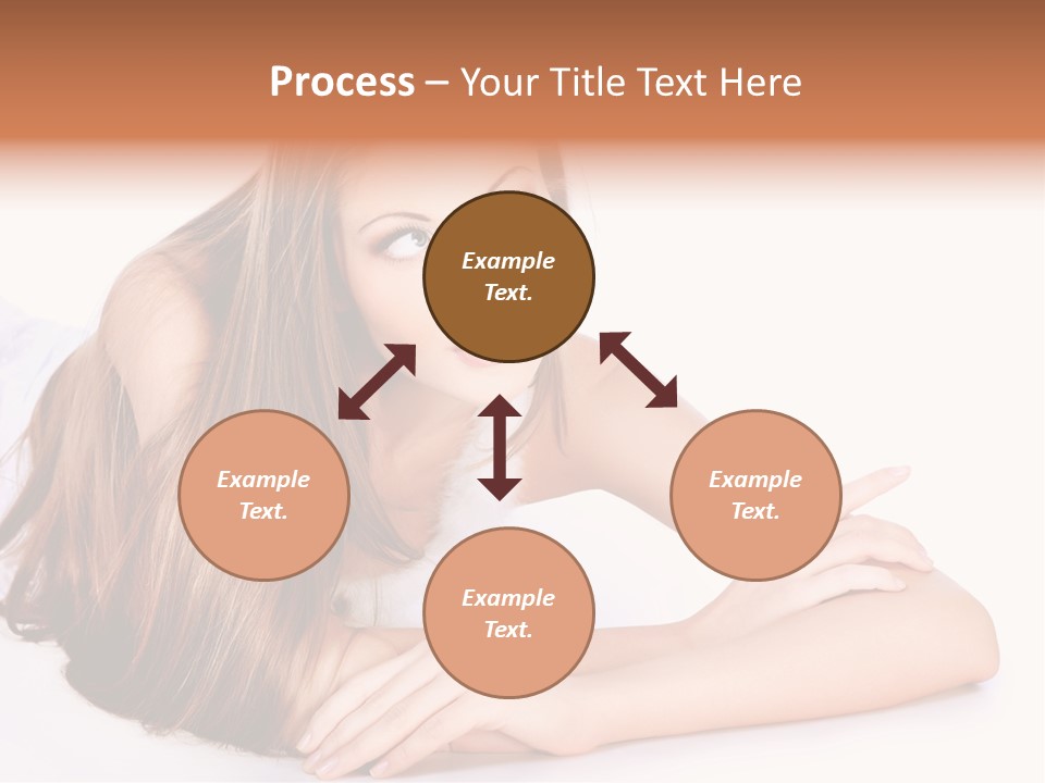 Elegant Portrait Hair PowerPoint Template