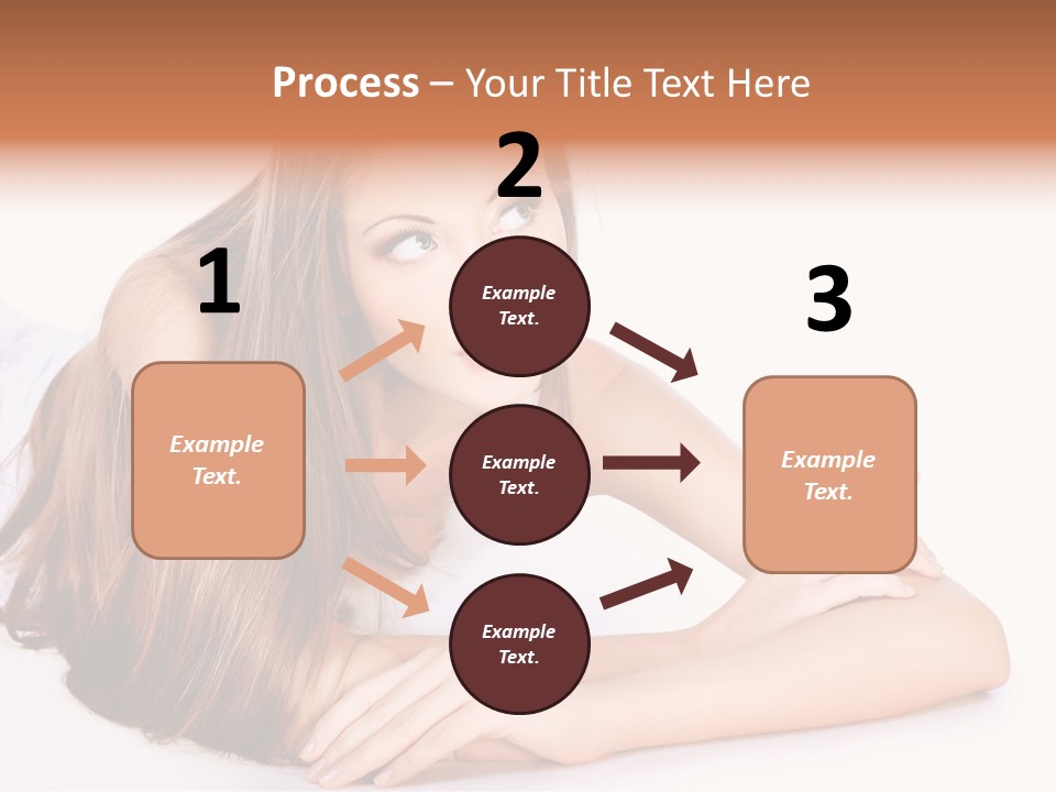 Elegant Portrait Hair PowerPoint Template