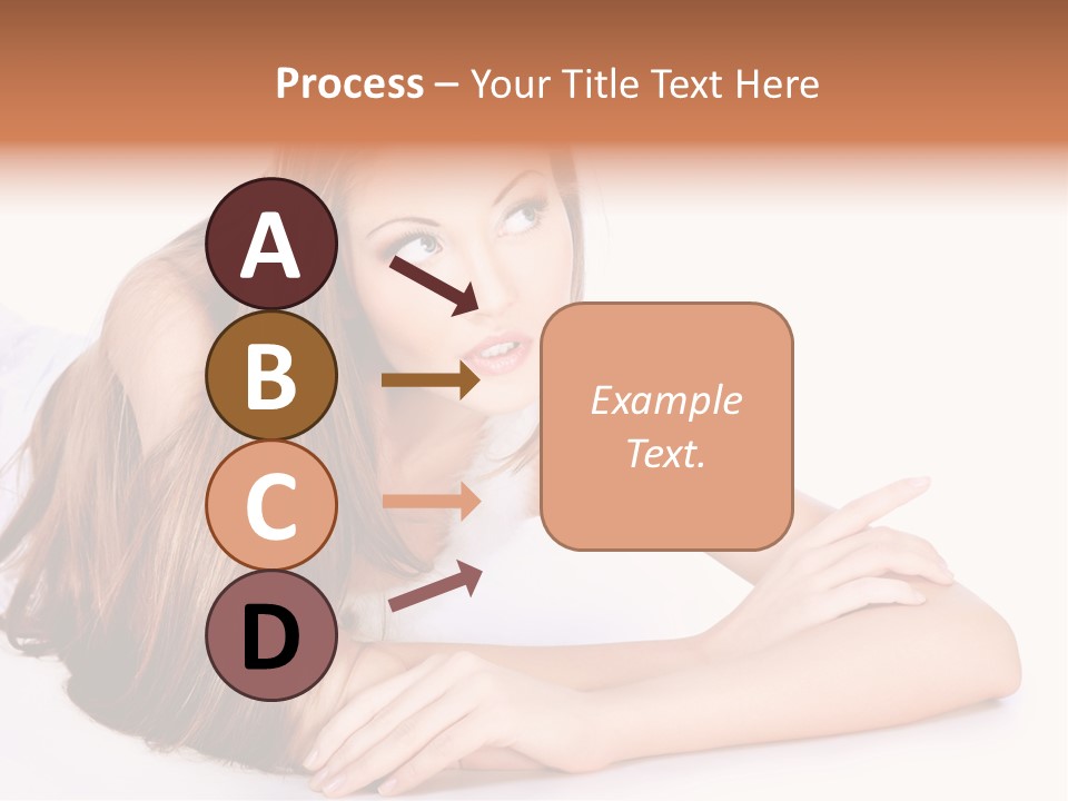 Elegant Portrait Hair PowerPoint Template