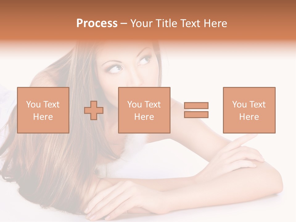 Elegant Portrait Hair PowerPoint Template