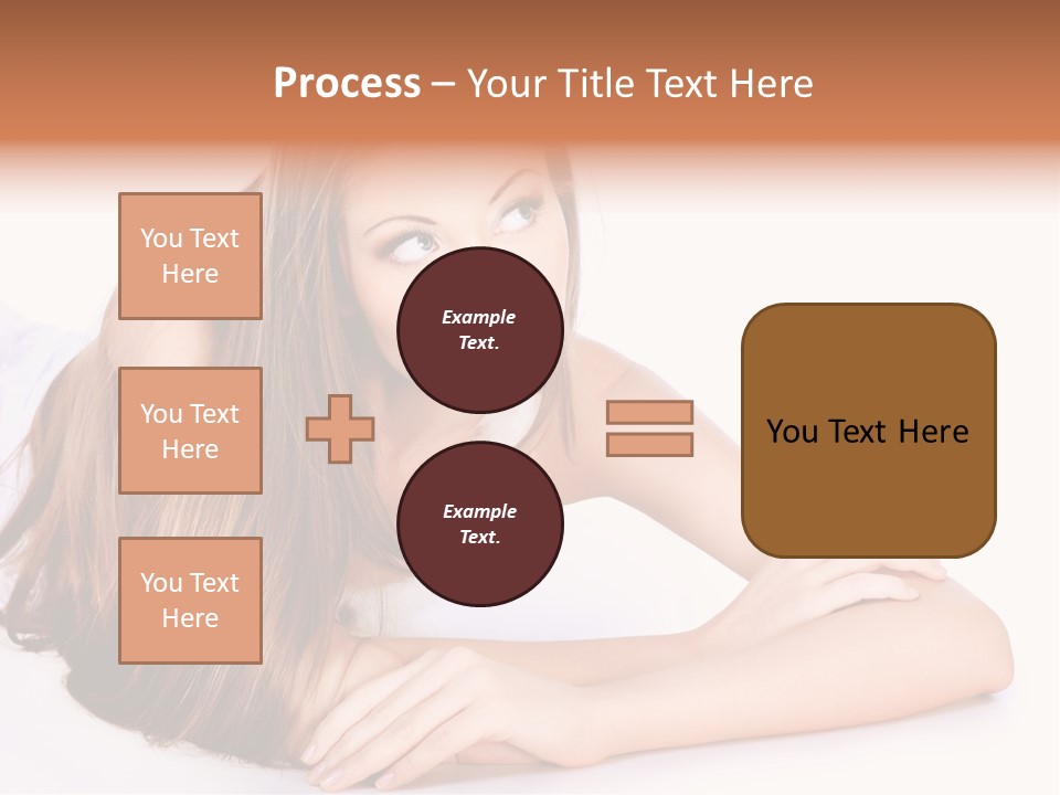 Elegant Portrait Hair PowerPoint Template