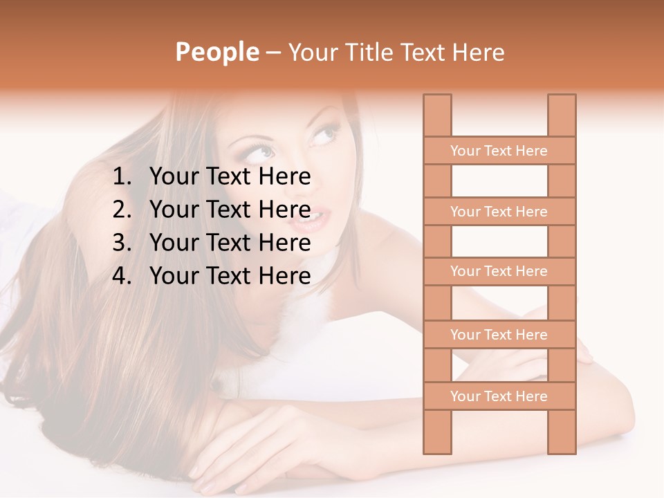 Elegant Portrait Hair PowerPoint Template