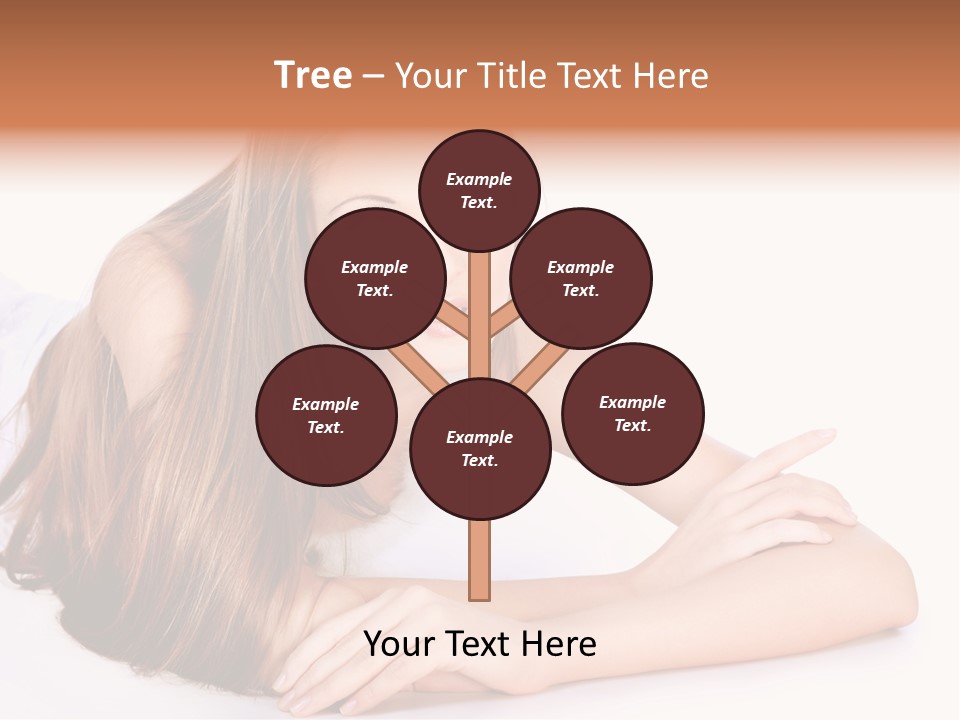 Elegant Portrait Hair PowerPoint Template