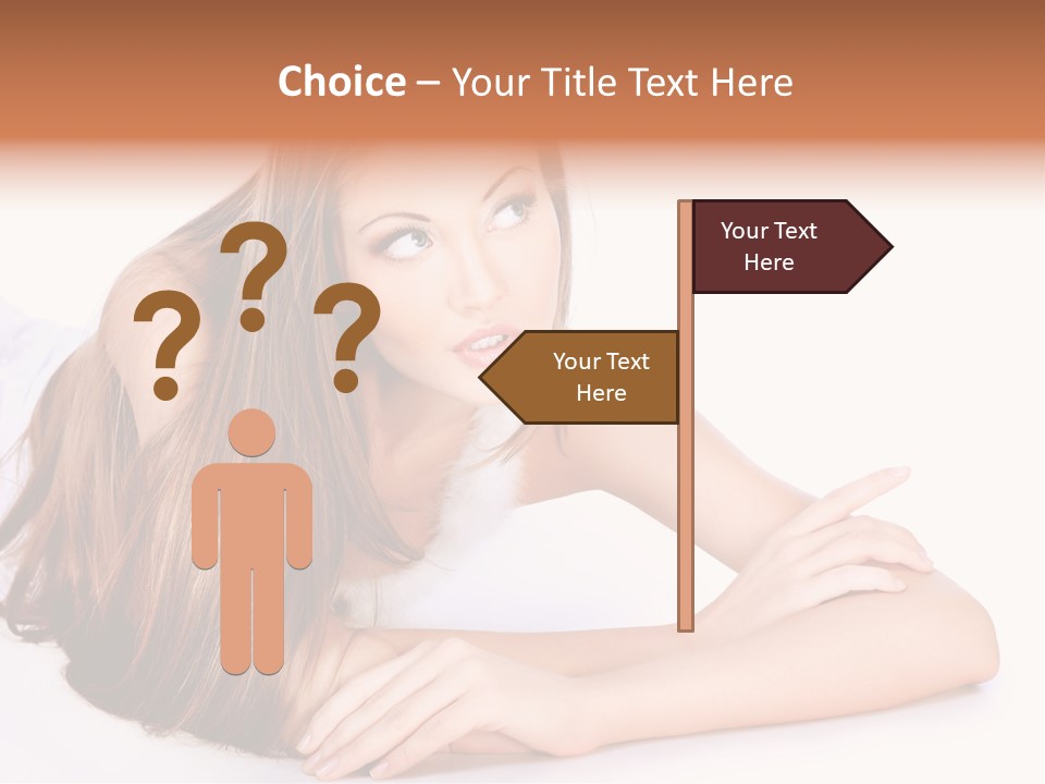 Elegant Portrait Hair PowerPoint Template