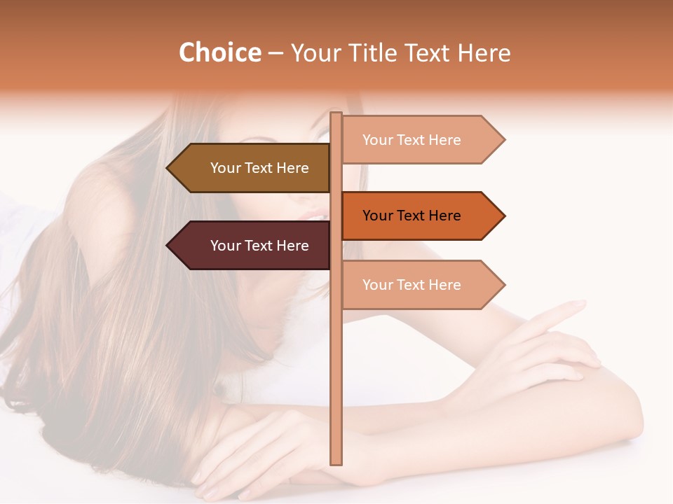 Elegant Portrait Hair PowerPoint Template