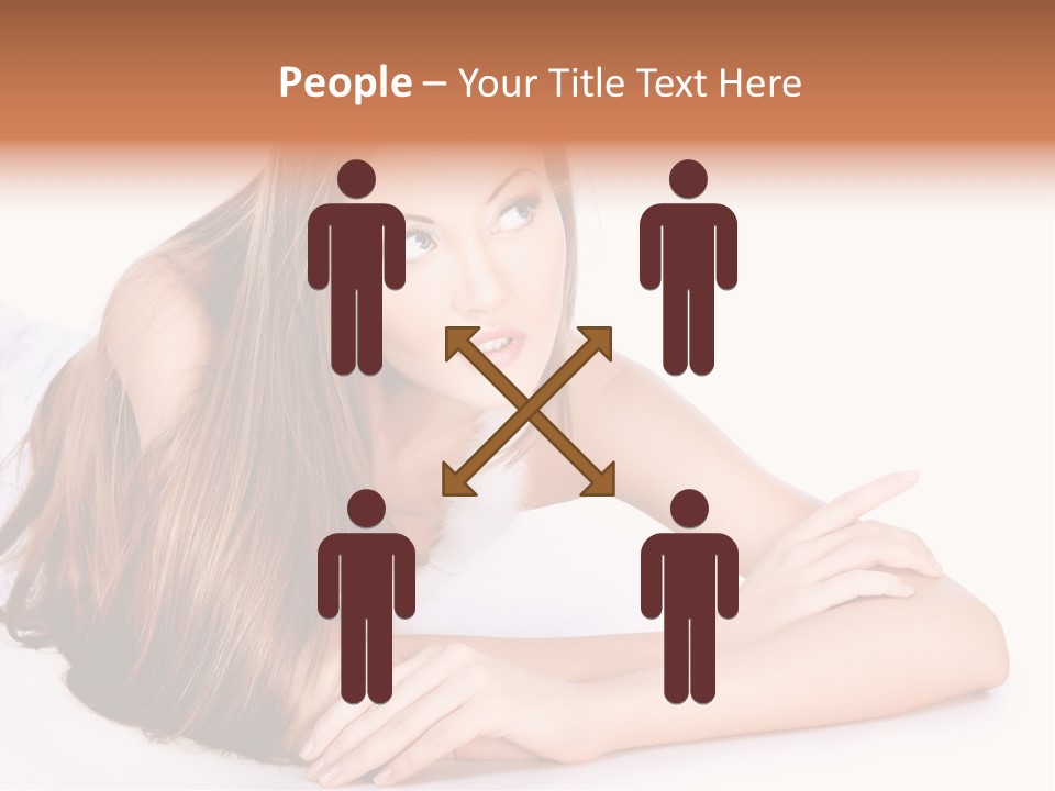 Elegant Portrait Hair PowerPoint Template