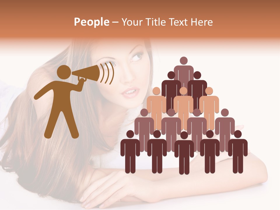 Elegant Portrait Hair PowerPoint Template