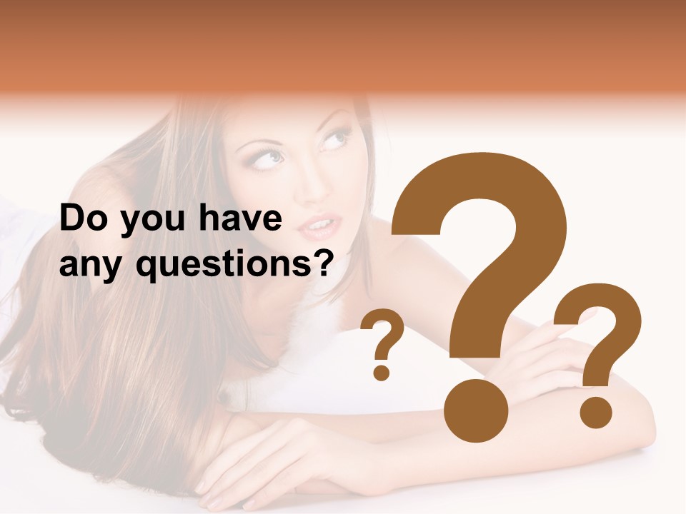 Elegant Portrait Hair PowerPoint Template