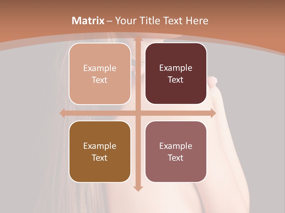 Hairstyle Motion Person PowerPoint Template