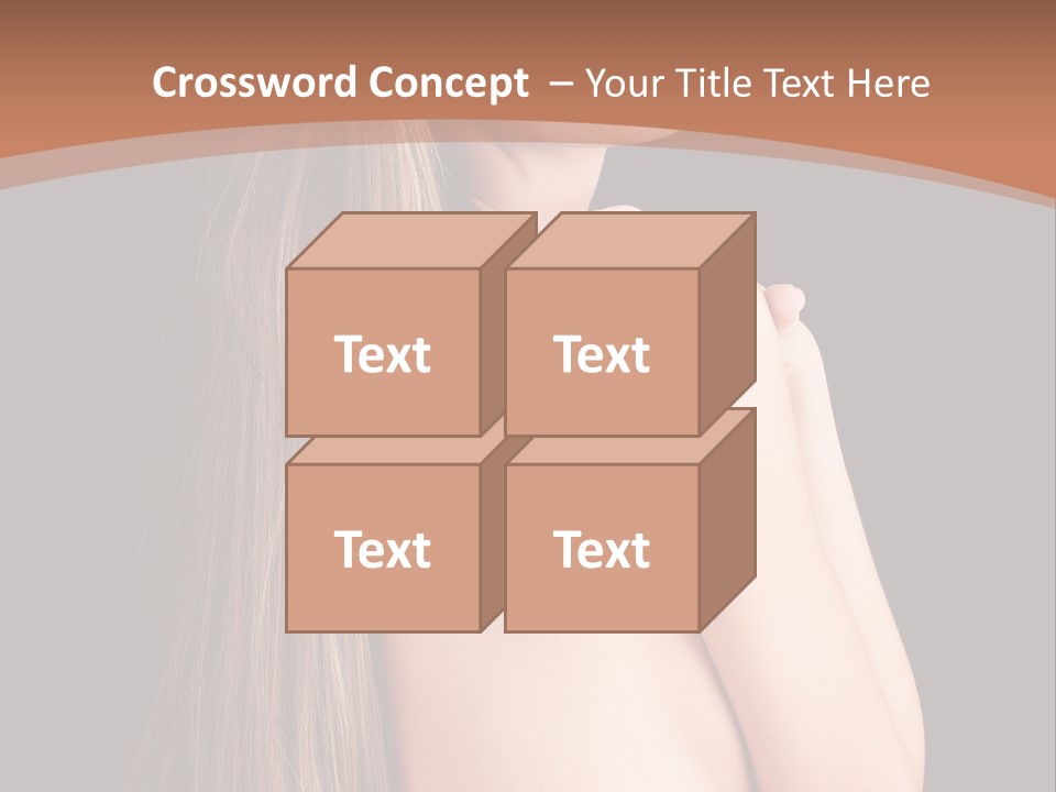 Hairstyle Motion Person PowerPoint Template