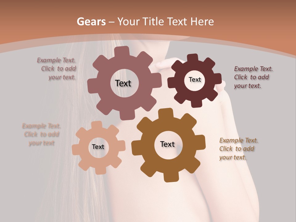 Hairstyle Motion Person PowerPoint Template