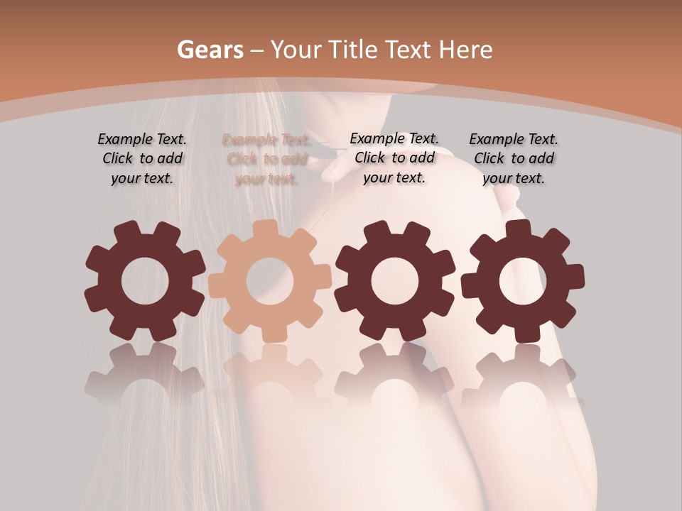 Hairstyle Motion Person PowerPoint Template