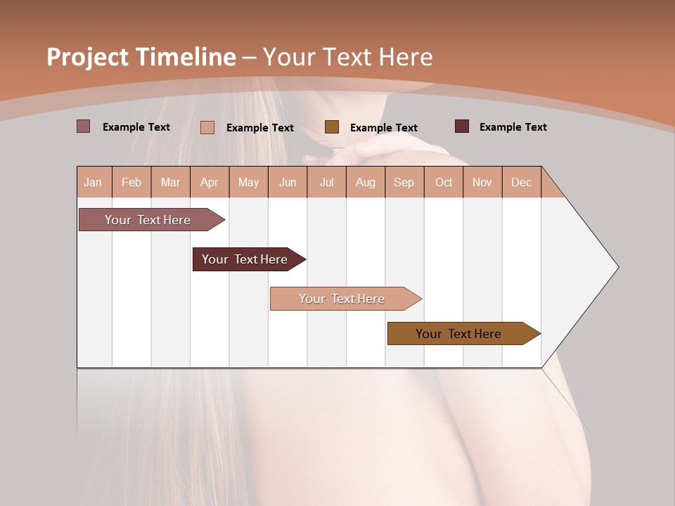 Hairstyle Motion Person PowerPoint Template