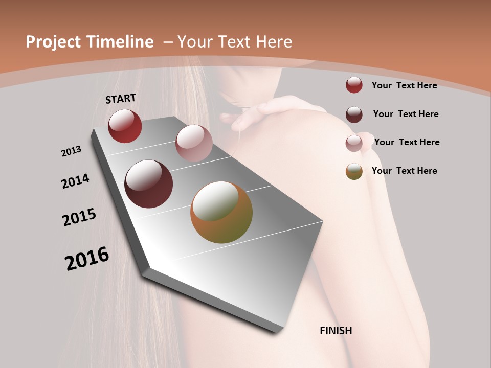Hairstyle Motion Person PowerPoint Template