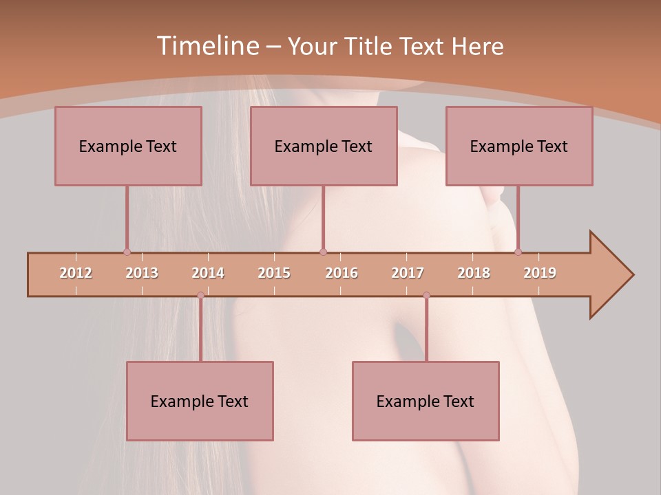 Hairstyle Motion Person PowerPoint Template