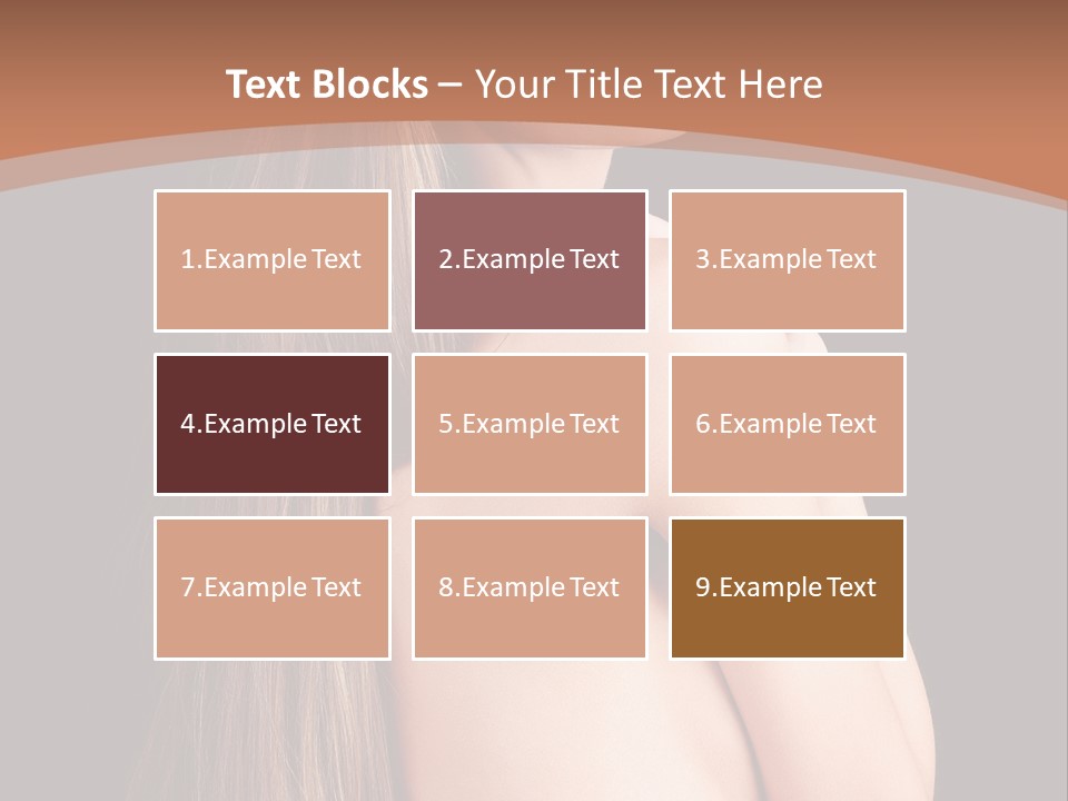 Hairstyle Motion Person PowerPoint Template