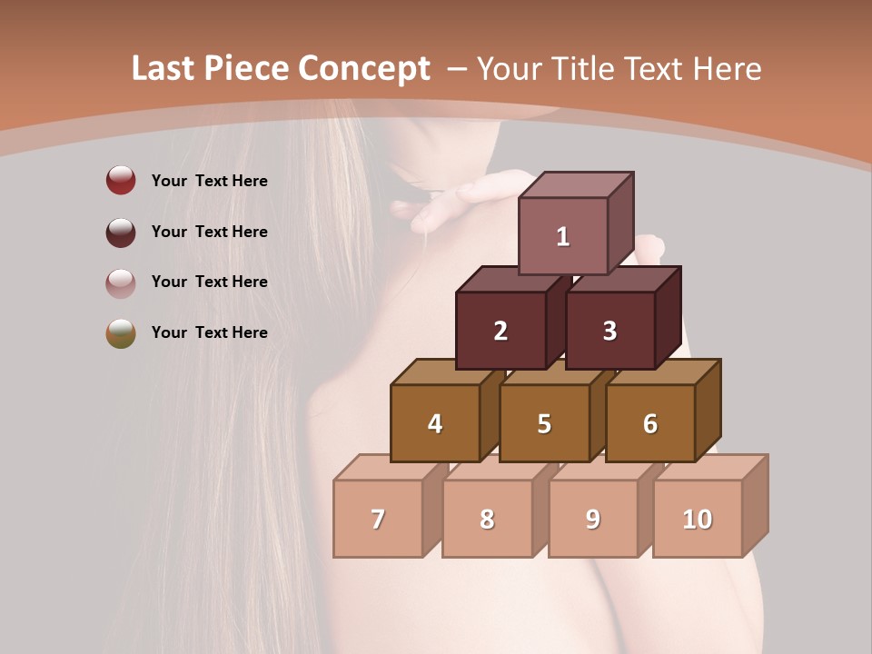 Hairstyle Motion Person PowerPoint Template