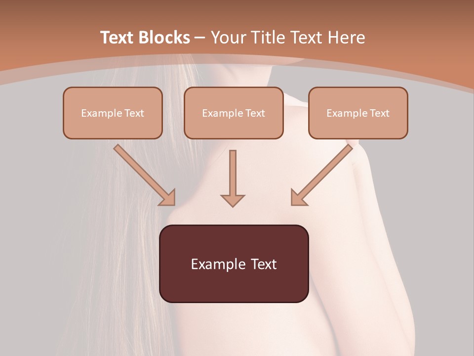 Hairstyle Motion Person PowerPoint Template
