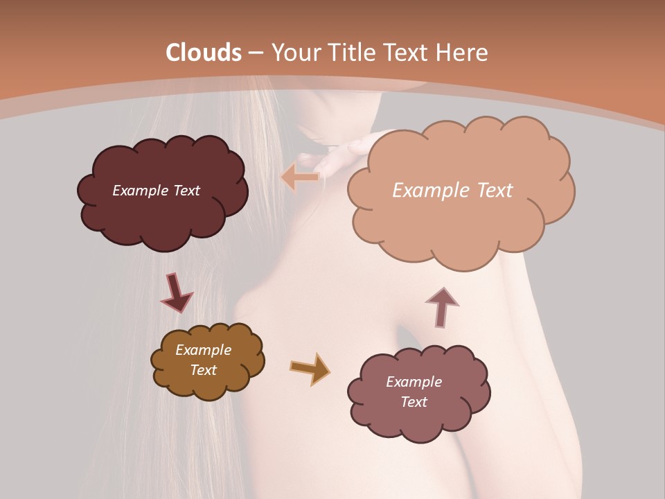 Hairstyle Motion Person PowerPoint Template