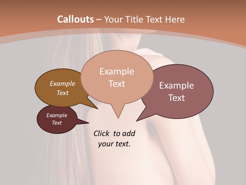 Hairstyle Motion Person PowerPoint Template