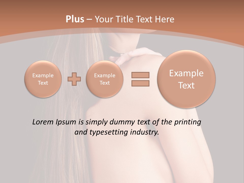 Hairstyle Motion Person PowerPoint Template