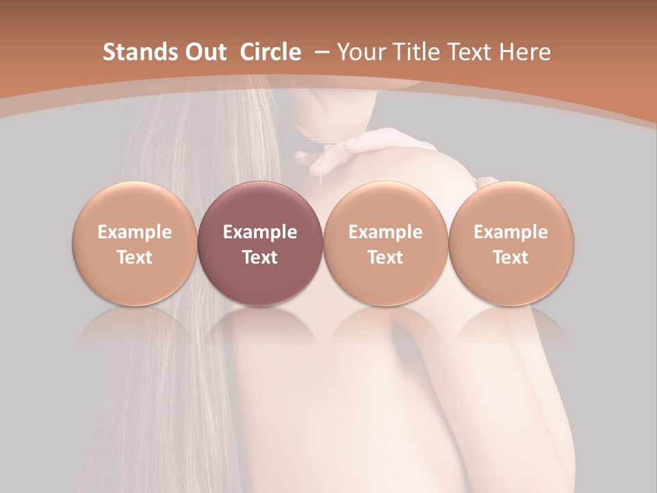 Hairstyle Motion Person PowerPoint Template