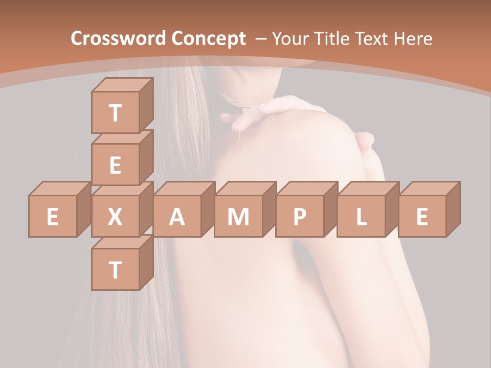 Hairstyle Motion Person PowerPoint Template