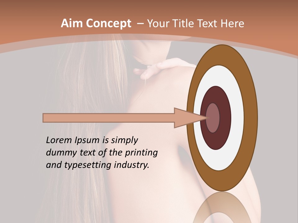 Hairstyle Motion Person PowerPoint Template