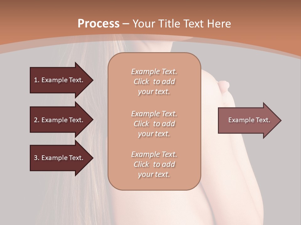 Hairstyle Motion Person PowerPoint Template