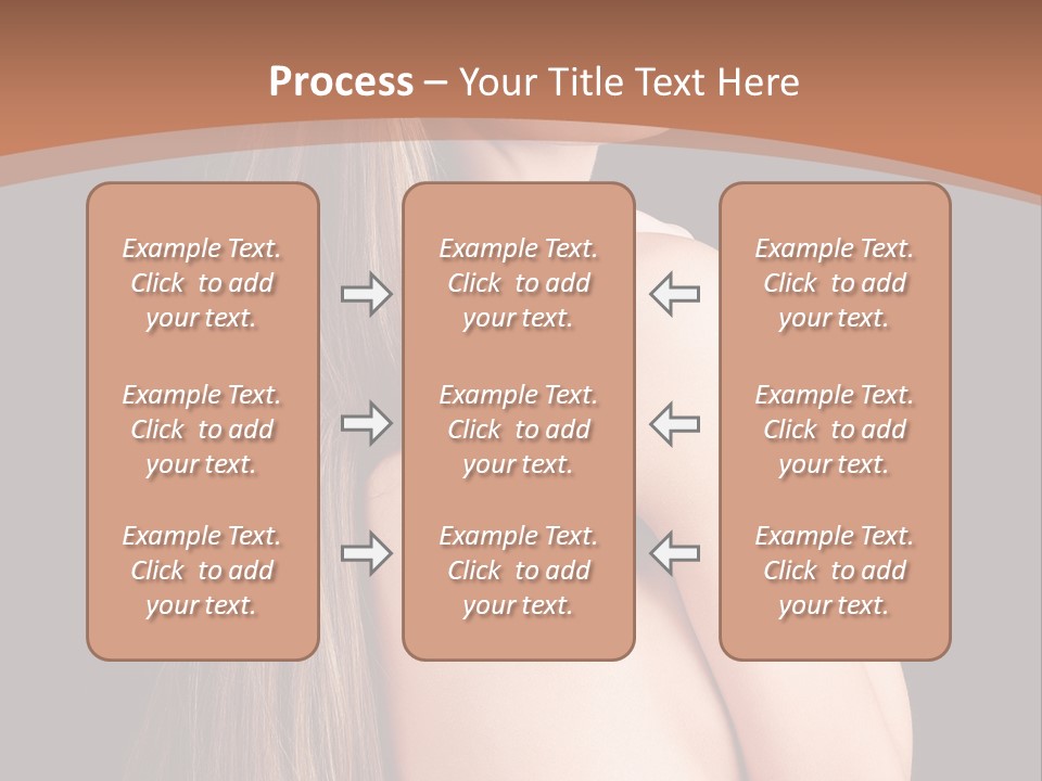 Hairstyle Motion Person PowerPoint Template