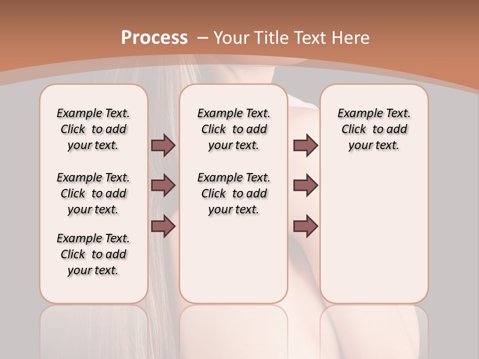 Hairstyle Motion Person PowerPoint Template