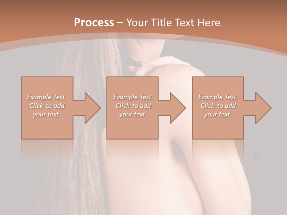Hairstyle Motion Person PowerPoint Template