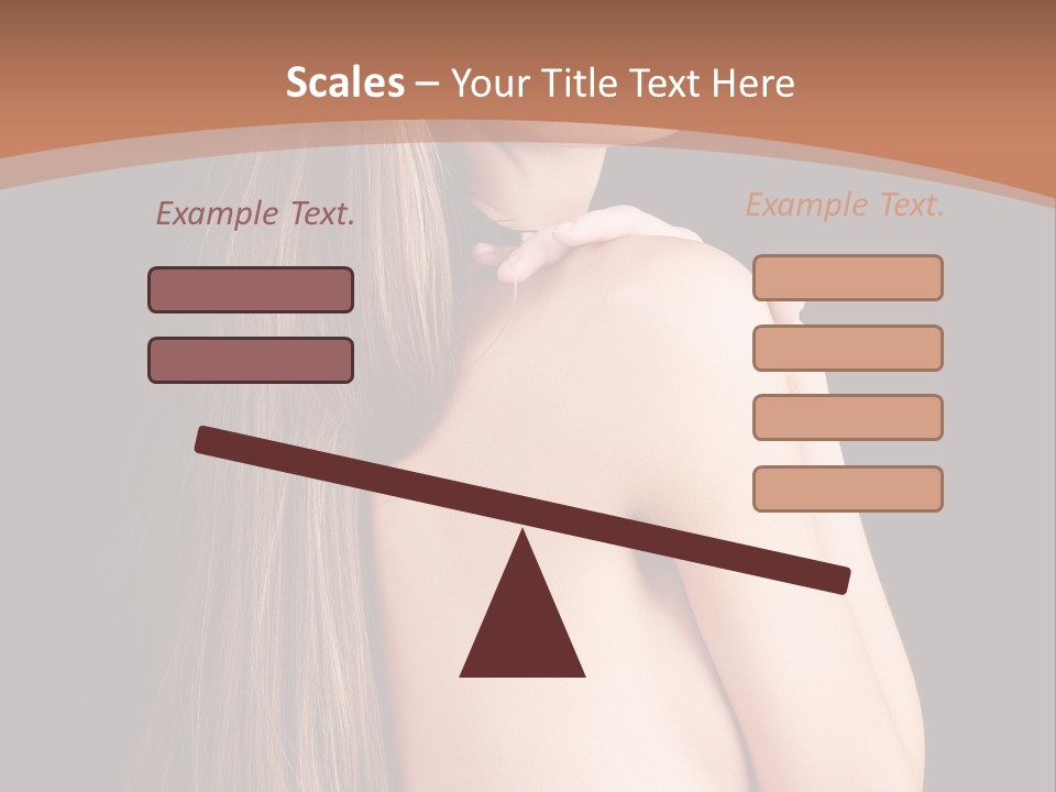 Hairstyle Motion Person PowerPoint Template